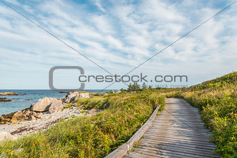 Boardwalk at Keji Seaside trail