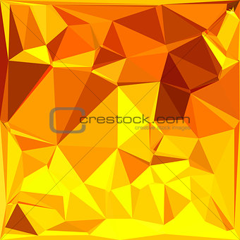 Gold Yellow Banana Abstract Low Polygon Background