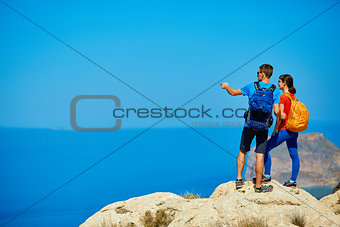 travelers with backpacks