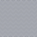 Simple gray seamless wavy line pattern