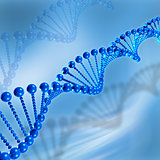3D DNA Medical background