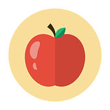 Apple icon flat