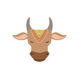 Head Of Indian Holy Cow