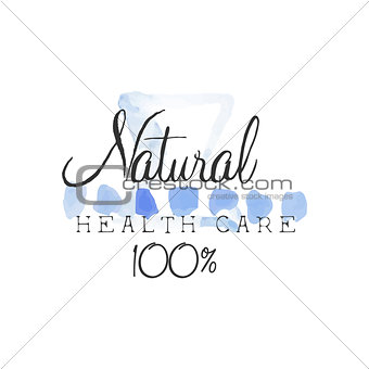 Natural Health Care Beauty Promo Sign