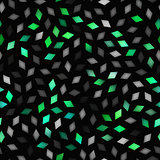 Vector Seamless Multicolor Gradient Rhombus Jumble Pattern