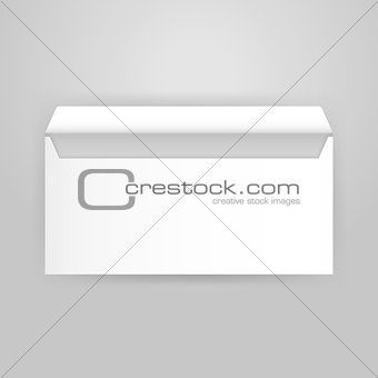 White Open Envelope Mockup
