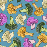 Seamless pattern cauliflower