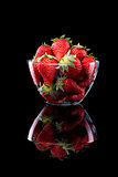 Delicious strawberries in a bowl