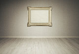 Vintage picture frame on a empty room