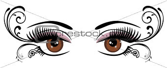 Eye With Long Lashes