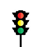 vector traffic light