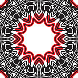 Geometric pattern with eastern ornament.