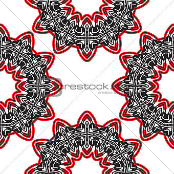 Geometric eastern seamless pattern for background design.