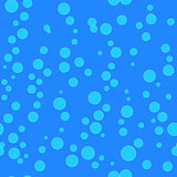 Water bubbles pattern. Seamless vector background