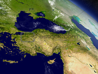 Turkey from space