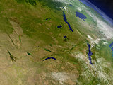 Zambia from space