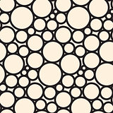 Dot circle lace seamless pattern net.
