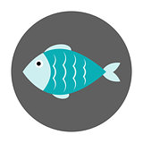 Fish flat icon