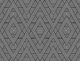 Seamless diamonds and hexagons pattern.