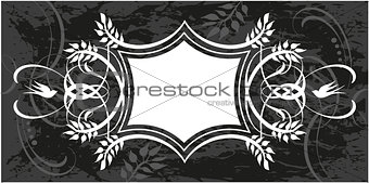 Decorative frame with pattern