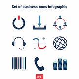 Business and infographic Icon set