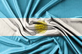 Waving Argentina Flag