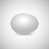 Icon egg, vector illustration.
