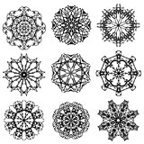 Round Ornamental Geometric Pattern.