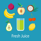 Fresh Juice with Fruits