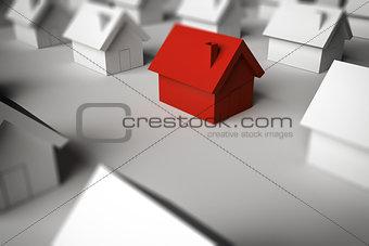 3D Rendering finding a home for sale