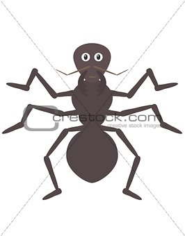 Funny ant character