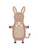 Funny donkey character