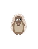 Funny hedgehog character