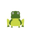 Funny frog character