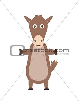 Funny horse character