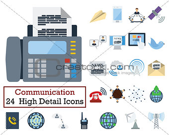 Set of 24 Communication Icons