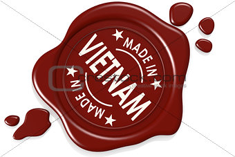 Label seal of Made in Vietnam