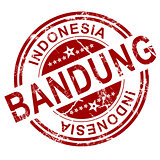 Red Bandung stamp 