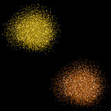 Gold and brown glitter background, shiny texture