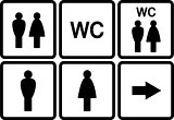 set of wc icons