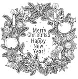 merry christmas, lettering Greeting Card design