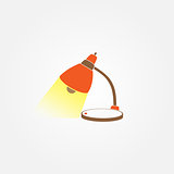 lamp vector icon