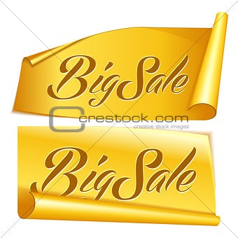Gold ribbon set