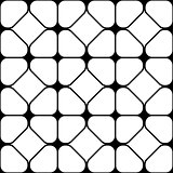 Black vector modern seamless pattern