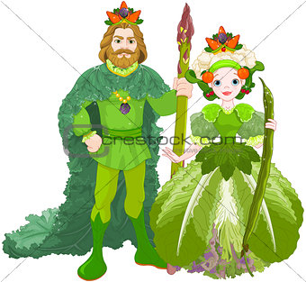Vegetable the Royal Couple