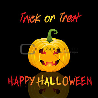 Halloween trick or treat background