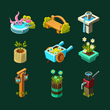 Video Game Garden Design Collection Of Elements