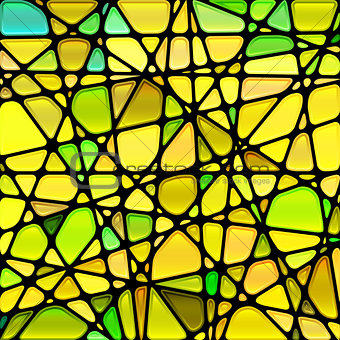abstract stained-glass mosaic background