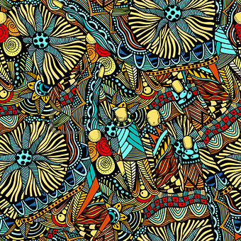 abstract hand-drawn pattern