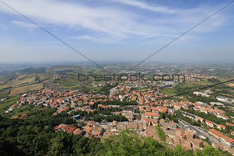 The Republic of San Marino. General view